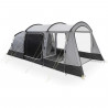 Tente de camping a arceaux - 4 places - KAMPA - Hayling 4 - Gris et noir