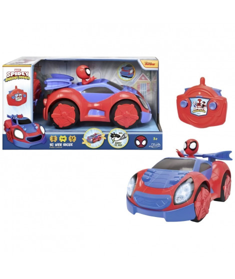 Spidey  - Voiture radiocommandée - 27cm - Fonction turbo - Batterie rechargeable par cable USB