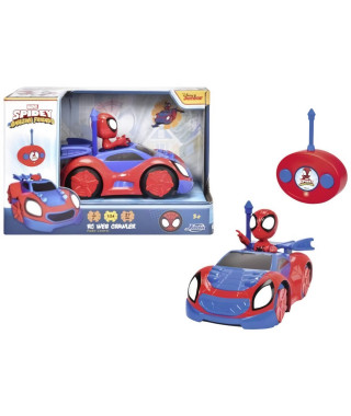 Spidey - Voiture radiocommandée - 17cm - Figurine Spidey incluse