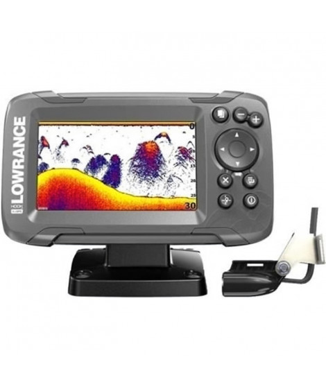 LOWRANCE Sondeur Hook²-4X GPS + Sonde TA 200Khz Large Faisceau