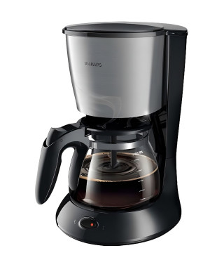 Cafetiere filtre PHILIPS Daily HD7462/20 - Noir et Inox