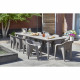 Table de jardin - rectangulaire 320 cm - cappuccino - en résine - 8 a 12 personnes - Lima - Allibert by KETER