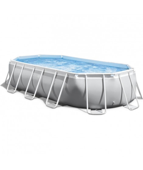 Intex - 26796NP - Kit piscine prism frame ovale tubulaire 5,03 x 2,74 x 1,22m