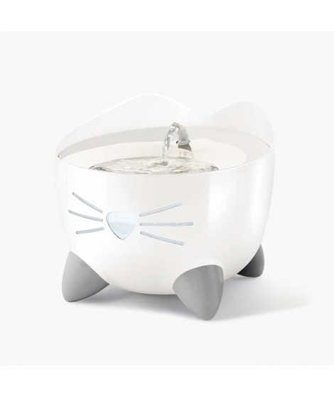 CAT IT Fontaine a eau automatique pour chat - 2,5 L (Acier inox et filtre)