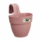 ELHO - Pot de fleurs -  Vibia Campana Easy Hanger Small - Rose Poussiere - Balcon extérieur - L 24.1 x W 20.5 x H 26.5 cm