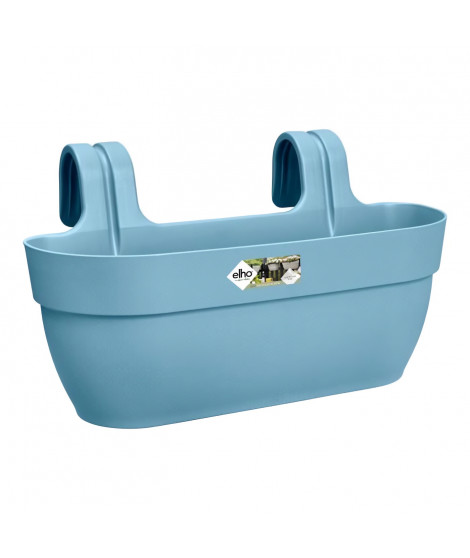 ELHO - Pot de fleurs -  Vibia Campana Easy Hanger Large - Bleu Vintage - Balcon extérieur - L 24.1 x W 46 x H 26.5 cm