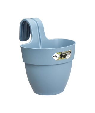 ELHO - Pot de fleurs -  Vibia Campana Easy Hanger Small - Bleu Vintage - Balcon extérieur - L 24.1 x W 20.5 x H 26.5 cm