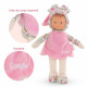 Doudou Miss Rose Jardin en Fleurs - COROLLE - Mon Doudou Corolle - 25cm - Des la naissance