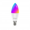 Ampoule LED connectée Wi-Fi + BT, LED E14, Couleurs + blanc réglable - Konyks Antalya E14 Max Easy