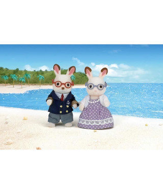 SYLVANIAN FAMILIES - 5190 - Grands-Parents Lapin Chocolat - Les familles