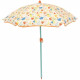 FUN HOUSE Fruity's Table pique-nique en pin H.53 x l.95 x P.75 cm avec parasol H.125 x ø 100 cm - Pour enfant