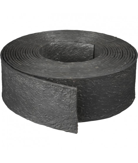 Nature Bordure de jardin 0,12x12 m 5 mm noir 446388