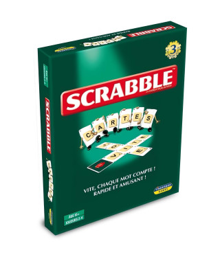 Scrabble cartes - 3 jeux en 1 - MEGABLEU