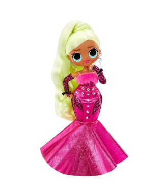 LOL Surprise OMG - Poupée Mannequin 24 cm - Lady Diva - 2 tenues avec peigne et accesoires - Dés 4 ans