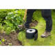 Bordure de jardin - NATURE - Noir - PE recyclé, épaisseur 3 mm - H7,5 cm x 10m - 10 Ancres noires - H19,5x 1,9x 1,8cm