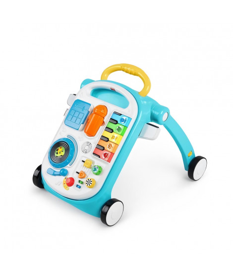 Trotteur et Table d'Activité 4 en 1 Jouet Musical - BABY EINSTEIN - Mix N Roll - 100 Sons - Découverte musique et couleurs