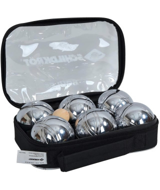 Schildkrot Funsport Set de boules de pétanque Argent et Noir - 4000885700084