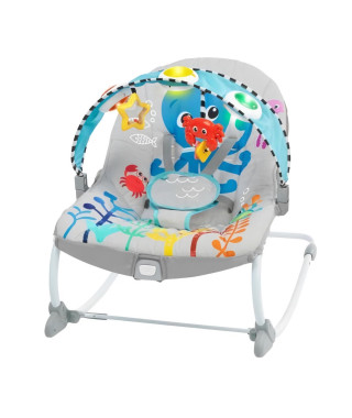 Transat balancelle - BABY EINSTEIN - Ocean Explorers Kick to It Opus Musical Infant to Toddler Rocker - Enfants de 0 a 30 mois