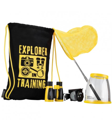 Kit de découverte outdoor - NATIONAL GEOGRAPHIC - Jumelles 3x30 gobelet loupe 2x/5x Boussole