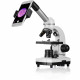 Microscope Biolux SEL avec systeme de zoom - BRESSER JUNIOR - grossissement 40x-1600x - support smartphone - coffret rigide b…