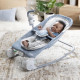 Siege INGENUITY Happy Belly Rock-to-Bounce Seat - Musique - Vibrations - Arc d'activités amovible - Jouet en peluche Zebra - …