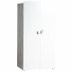 Armoire bébé Leaf - MDF - Blanc - 2 portes - 86 x 175 x 56 cm - BABY PRICE