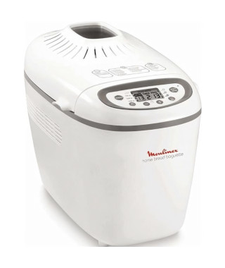 Machine a pain MOULINEX Home Bread Baguettes - 16 programmes - Capacité 1,5 kg - Blanc