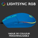 Souris Gaming Filaire - LOGITECH G - G203 - LIGHTSYNC - RGB - Bleu