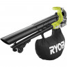 Souffleur aspiro-broyeur 2-en-1 - RYOBI - Brushless - 201 km/h - 6 m³/min