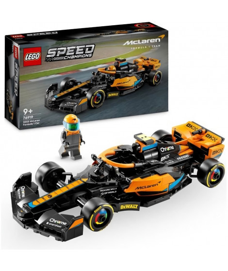 LEGO Speed Champions 76919 La Voiture de Course de Formule 1 McLaren 2023, Véhicule Jouet