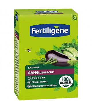 Sang desséché UAB FERTILIGENE - FSAN12 - 1,2 kg - Effet coup de fouet - Idéal pour les fleurs et le potager