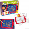 Tableau lumineux pour dessiner et compter - LISCIANI - Feutres FLUO inclus