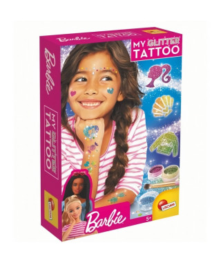 Kit de tatouages pailletés Barbie - LISCIANI GIOCHI - Créez des tatouages colorés et scintillants