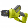 Élagueur a main 18 V - RYOBI - Brushless / moteur sans charbons - Guide 10 cm - 6 m/s - Tendeur sans outil