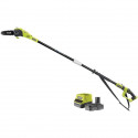 Élagueur sur perche - RYOBI - Guide 20 cm - 5,5 m/s - Guide incliné 15° - 1 batterie 18 V 2 Ah et 1 chargeur