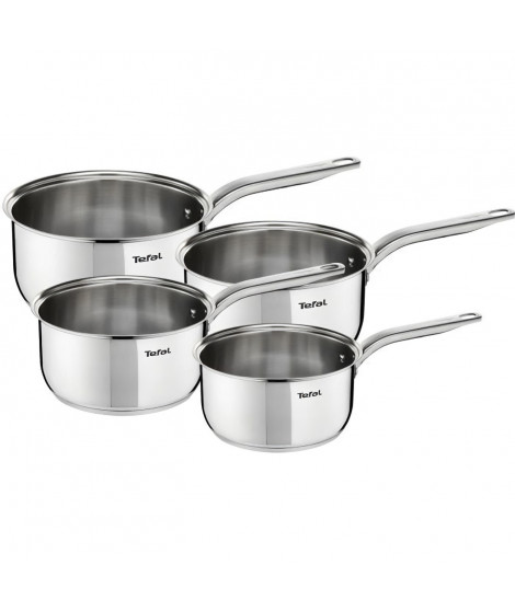 TEFAL A702S414 Intuition Batterie de cuisine 4 pieces - Inox - Induction