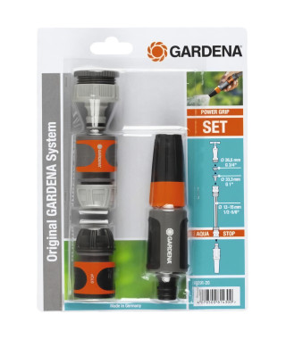 GARDENA Nécessaire de base Adapté tuyau Ø13mm et Ø15mm Compatibilité Original GARDENA System Kit complet Garantie 2ans