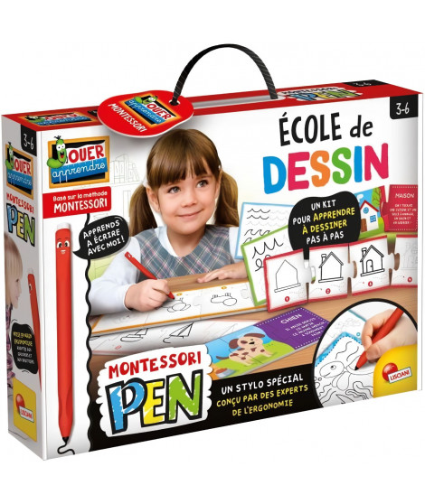 Kit pédagogique pour apprendre a dessiner - LISCIANI - Stylo spécial inclus