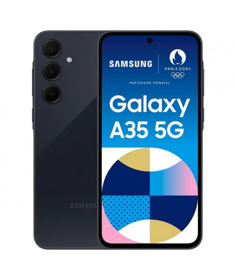 SAMSUNG Galaxy A35 5G Smartphone 128Go Bleu nuit