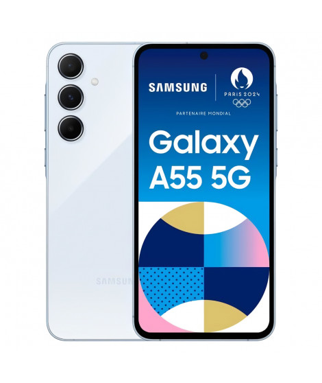 SAMSUNG Galaxy A55 5G Smartphone 128Go Bleu