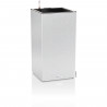 Pot de fleur LECHUZA Canto Stone Colonne 30 - kit complet LED, blanc quartz