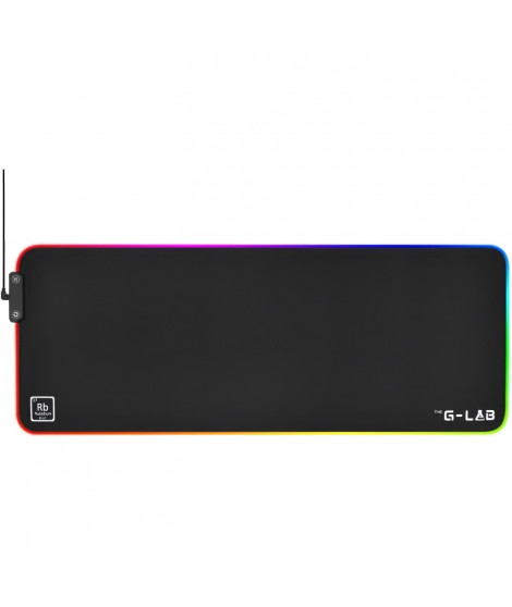 Tapis de Souris RGB - THE G-LAB - PAD-RUBIDIUM - XXL - 800x300x3mm - Port USB