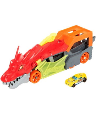 Hot Wheels - Transporteur Dragon - Playset