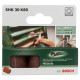 Lot de 3 abrasifs coniques Bosch (30mm, grain 80)