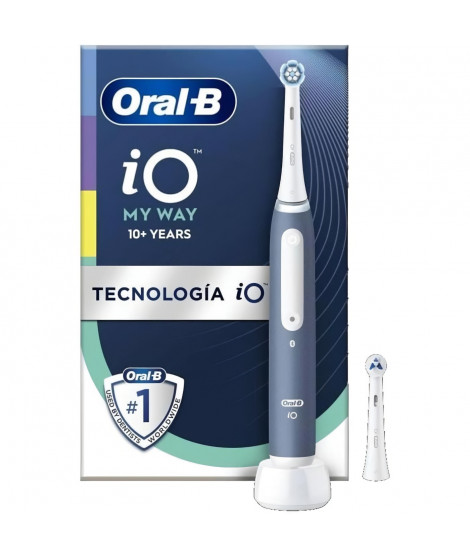 Brosse a dents électrique - ORAL-B - iO4 My Way - Bleu - 3D oscillo-rotations/pulsations - A batterie