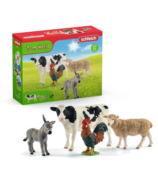 - Kit de base Farm World - Jouet pour enfant des 3 ans - Schleich 42385 Farm World