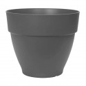 Elho Vibia Campana Bac a fleurs Rond 55 - Noir - Ø 55 x H 47 cm - extérieur - 100% recyclé