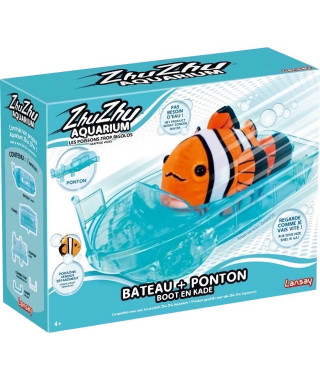 Univers miniature - LANSAY - 51002 - Zhu Zhu Aquarium : Bateau + Ponton