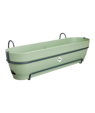 Elho Vibia Campana Balconniere Allin1 70 - Vert - L 70 x B 26 x H 17 cm - Balcon - 100% recyclé