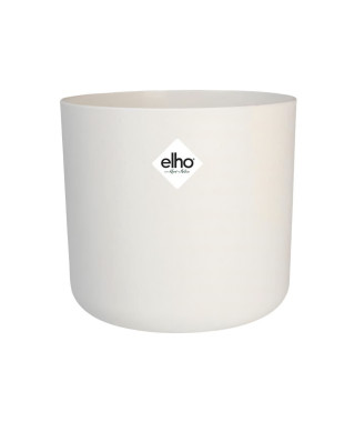 ELHO B.for Soft Pot de fleurs rond 35 - Blanc - Ø 35 x H 32 cm - intérieur - 100% recyclé